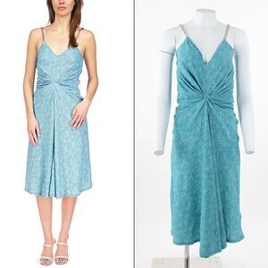 Michael Kors Womens Uroko Twist Chain-Stra Turquoise M